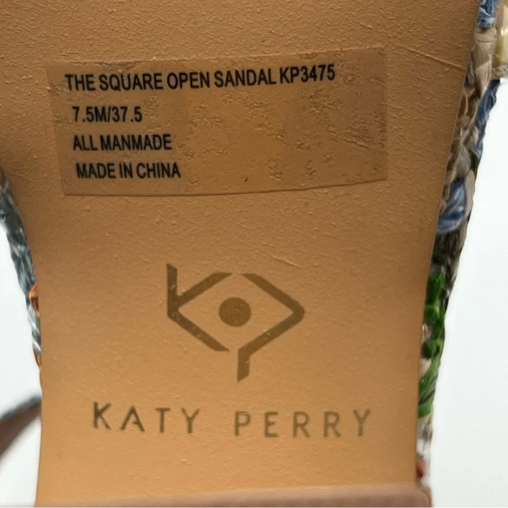 Katy Perry Collections Colorful Woven Platform Sandals